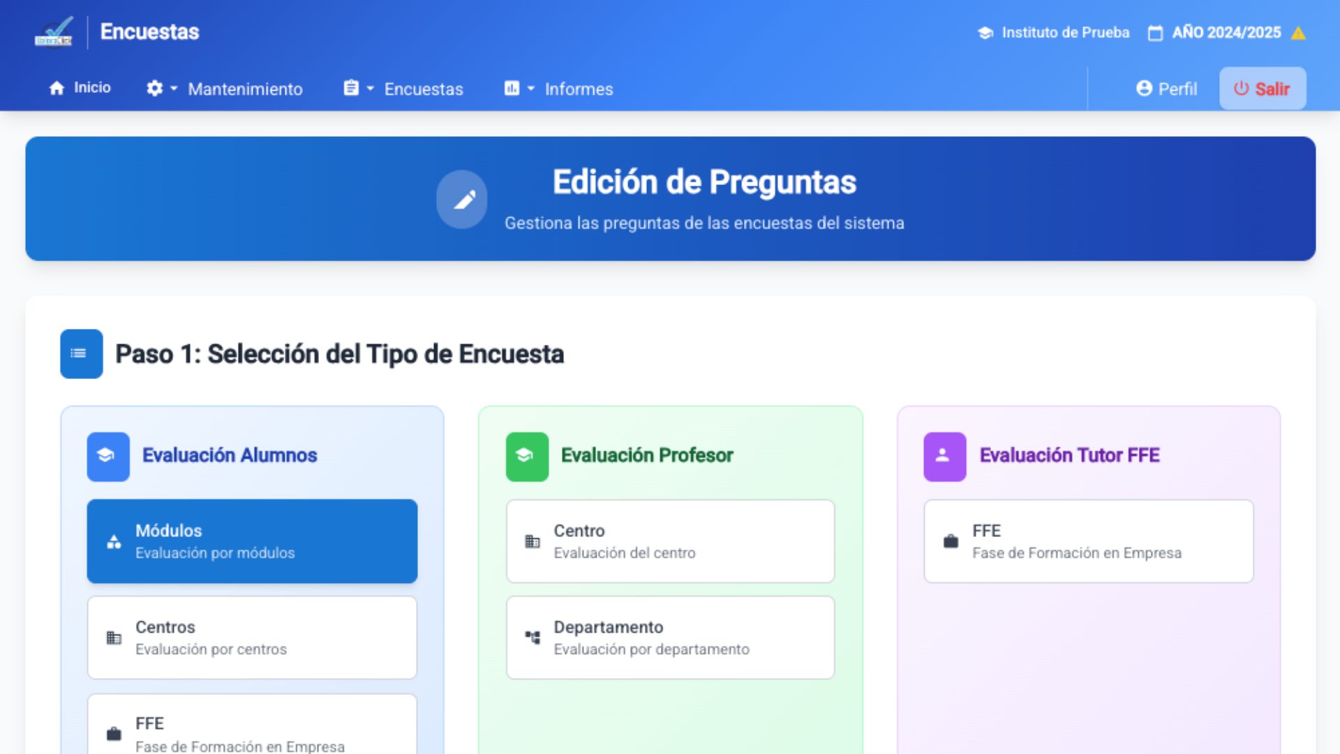Editor de encuestas y preguntas personalizables en ValoraClic